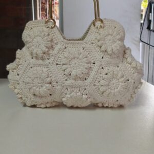 Bolsa floral hexágono