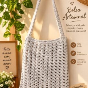 Bolsa em crochê